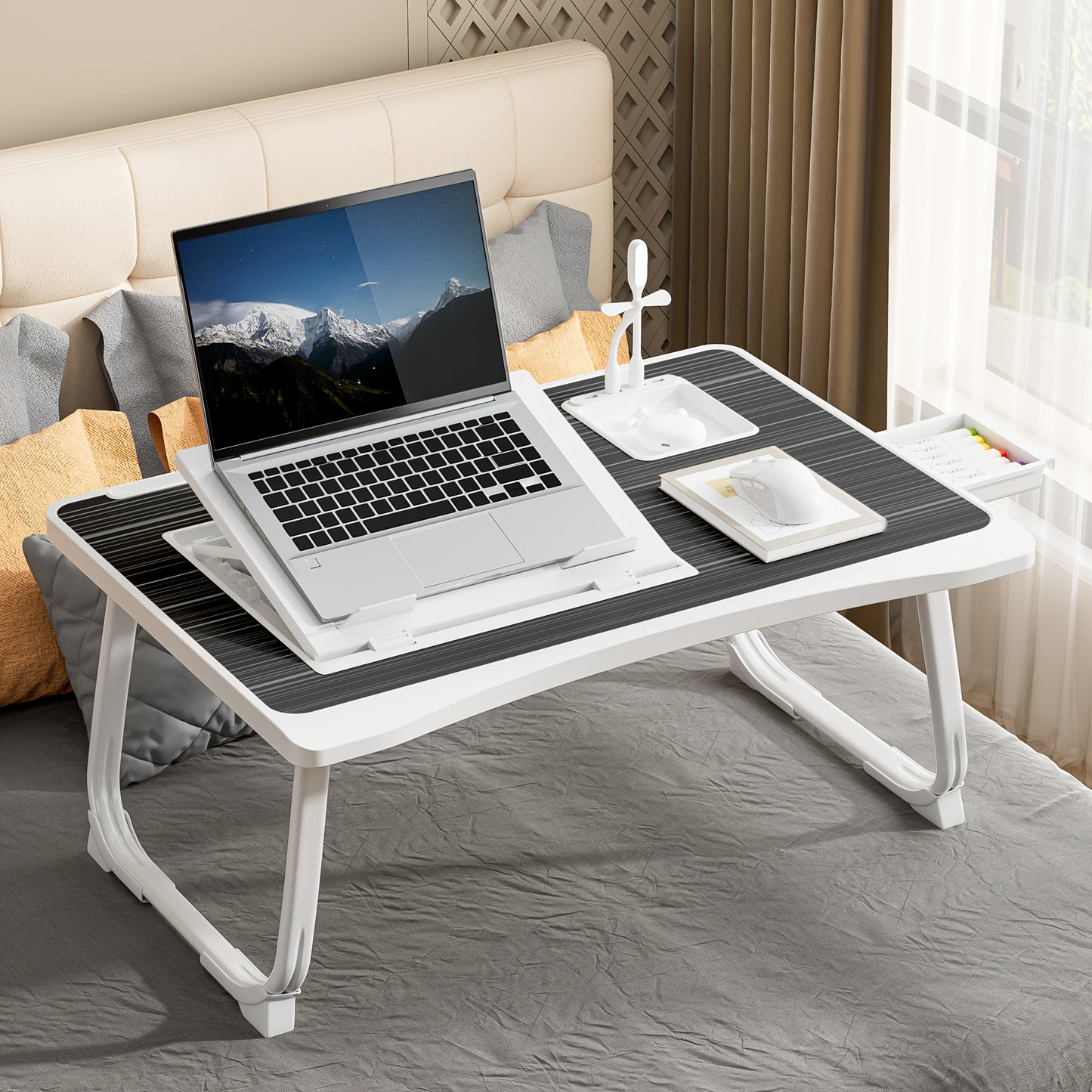 Ultimate Bed Tray Desk – Foldable, Cool & Convenient