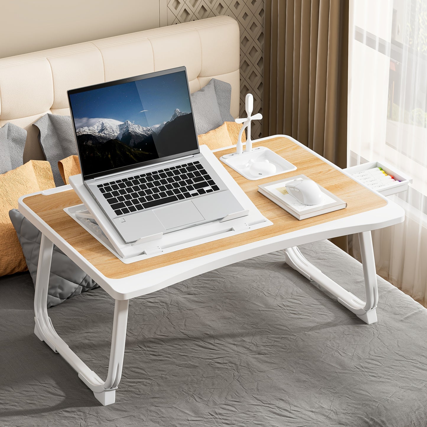 Ultimate Bed Tray Desk – Foldable, Cool & Convenient