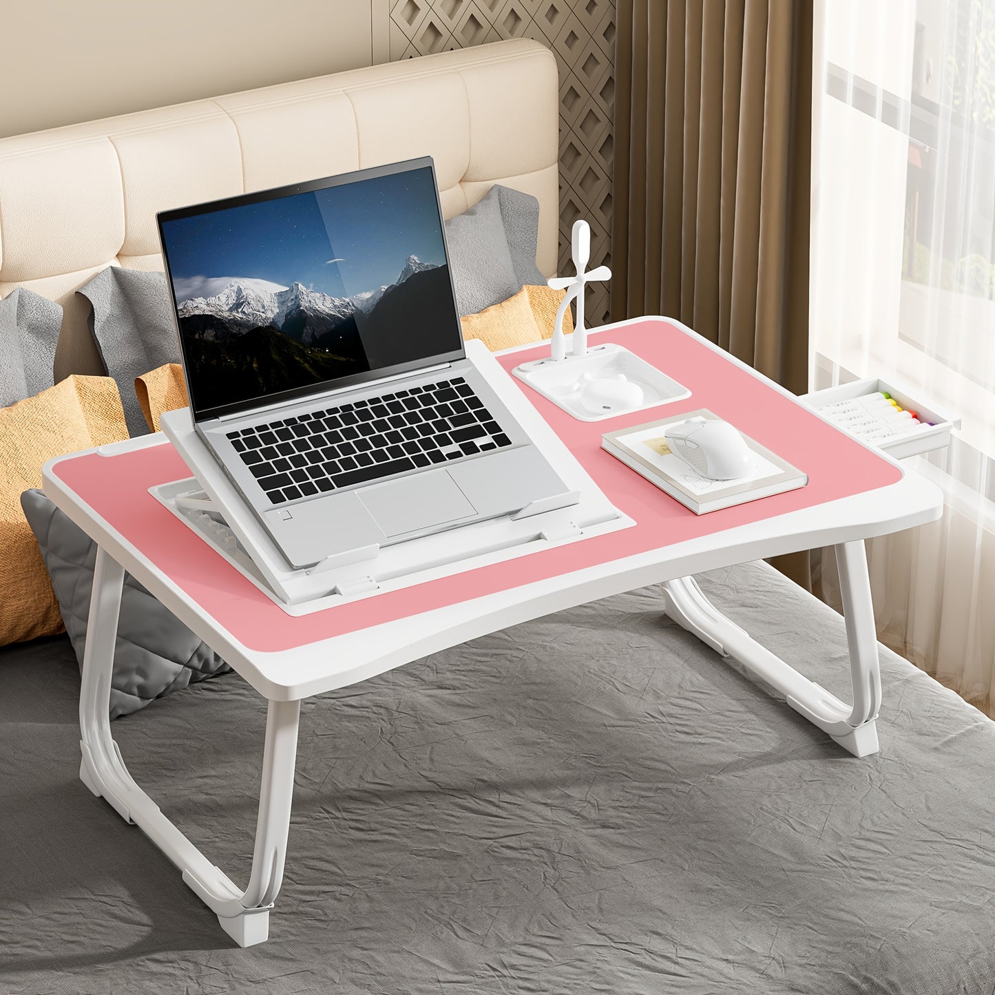 Ultimate Bed Tray Desk – Foldable, Cool & Convenient