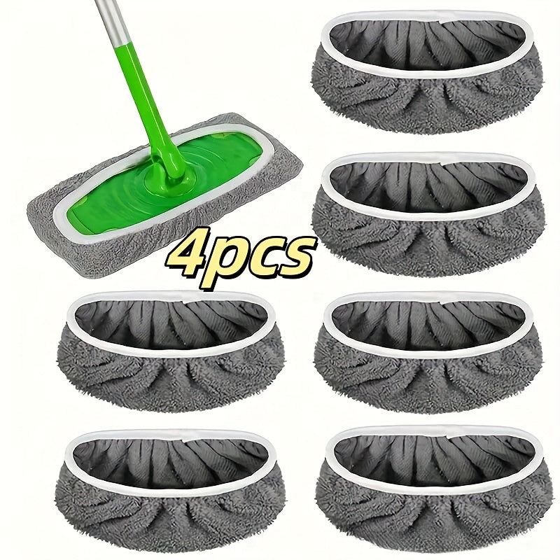 4pcs Premium Reusable Mop Pads