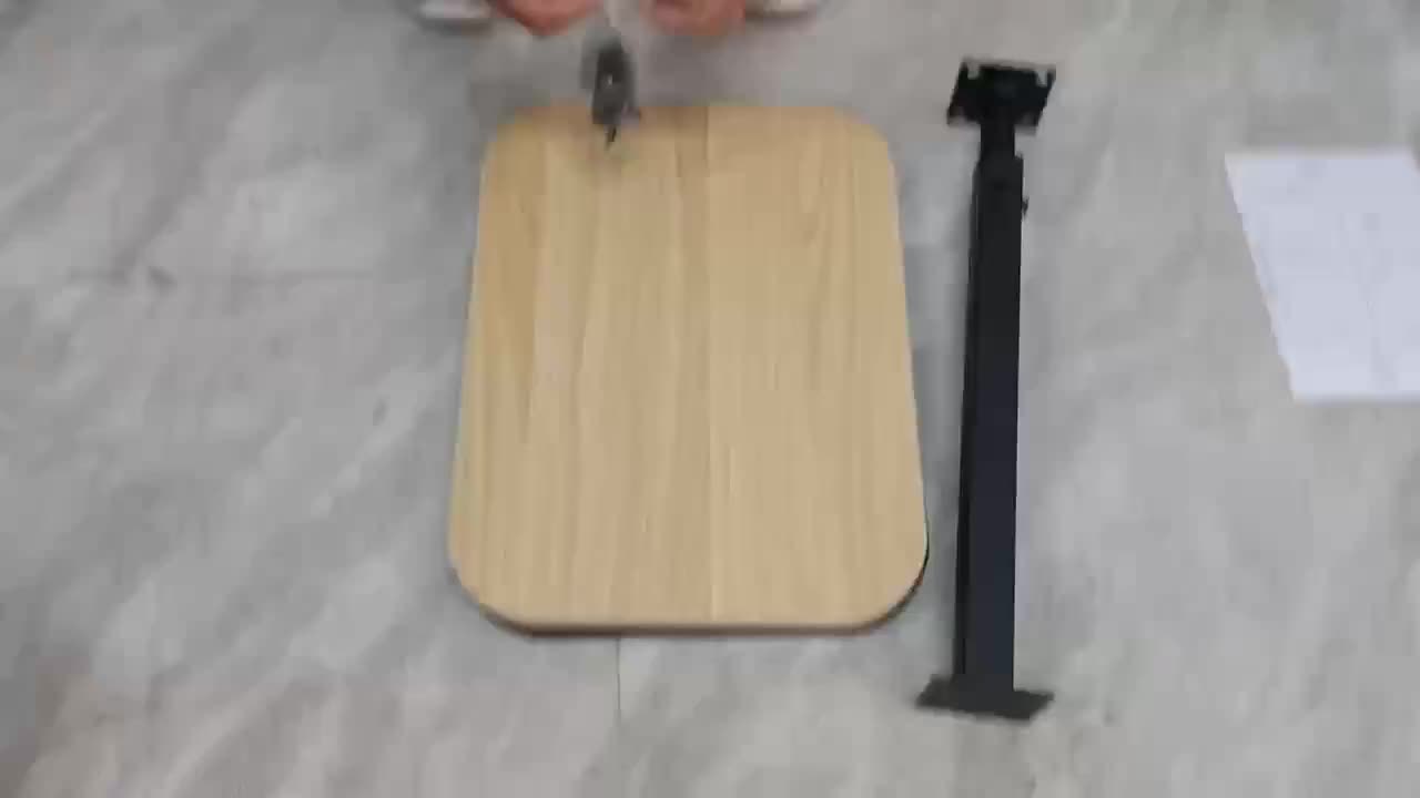 Adjustable C-Shaped Side Table – Swivel Top, Height Adjustable, Space-Saving for Couch & Bedside